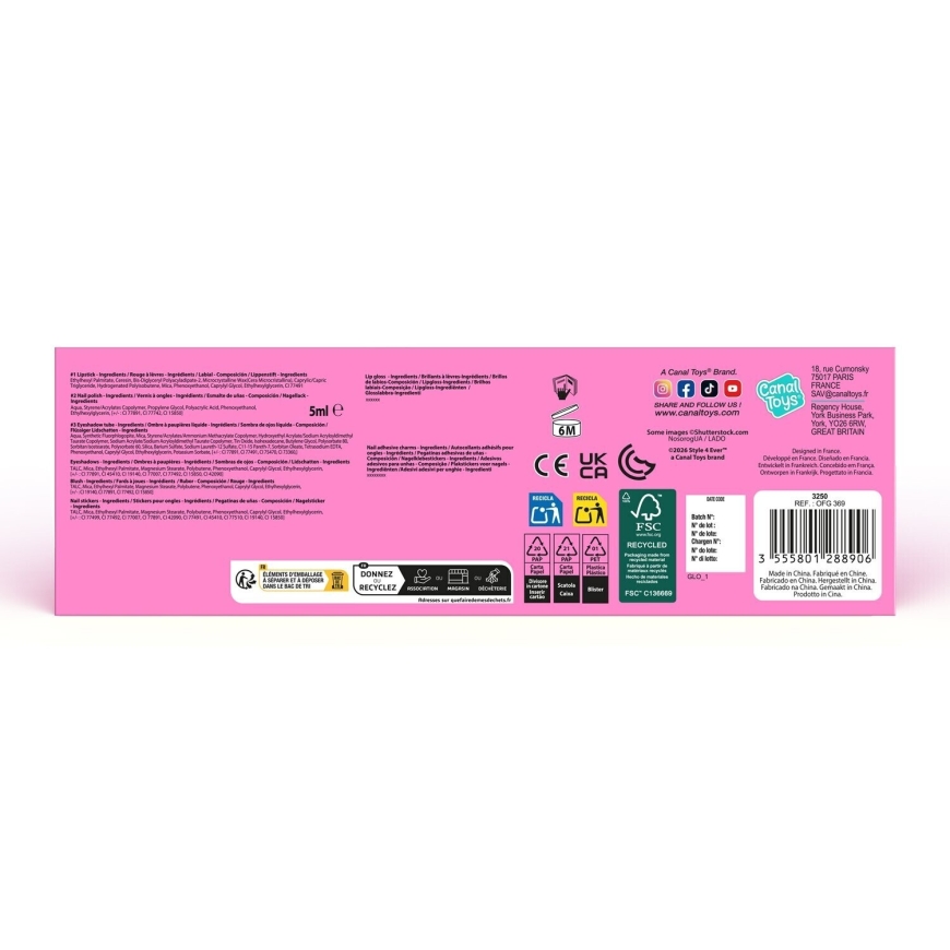 STYLE 4 EVER студия цветов макияжа детский набор для макияжа – 2