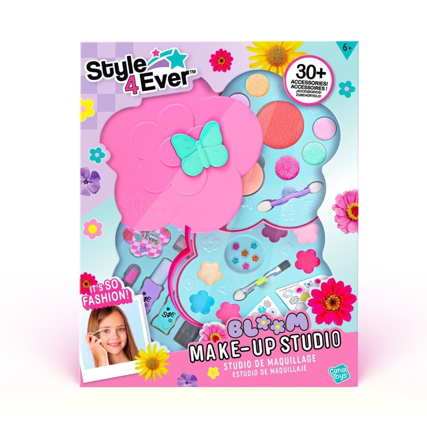 STYLE 4 EVER ziedu kosmētikas studija bērnu kosmētikas komplekts – 3