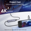 Ugreen USB-C Hub 6-in-1 HDMI - 2x USB-A 3.2 - 2x USB-C 3.2 - PD Telakointi Telakka Harmaa Ugreen USB-C Hub 6-in-1 HDMI - 2x USB-A 3.2 - 2x USB-C 3.2 - PD Telakointi Telakka Harmaa