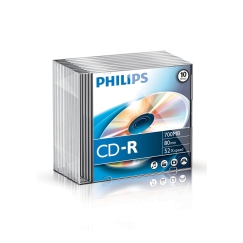 Philips CR7D5NS10/00 neįrašytas CD diskas CD-R 700 MB 52x 10 vnt
