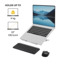 Fellowes Alumia 100138867 kannettavan tietokoneen teline Hopea 38,1 cm (15") Fellowes Alumia 100138867 kannettavan tietokoneen teline Hopea 38,1 cm (15")