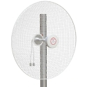 Mobilā sakaru antena - HiSmart Divu polarizāciju 2×2 MIMO paraboliskā antena 20/22 dBi 1,7–4,2 GHz