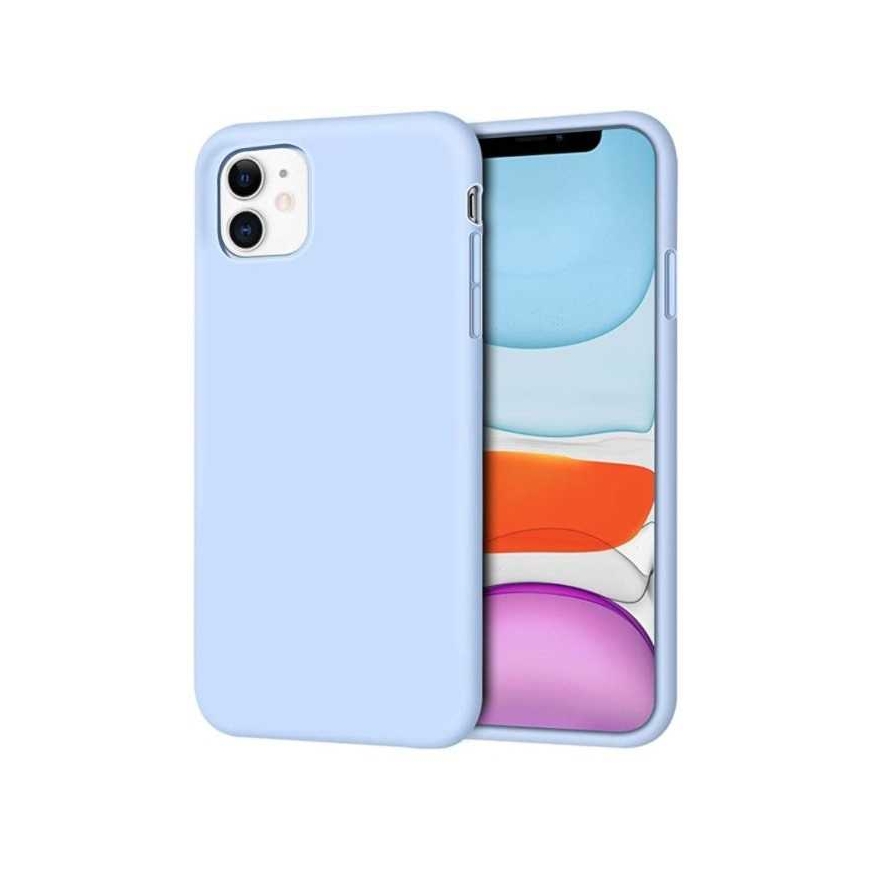 Riff "Mīksts silikona maciņš iPhone 12 Mini" Gaismas zils – 2