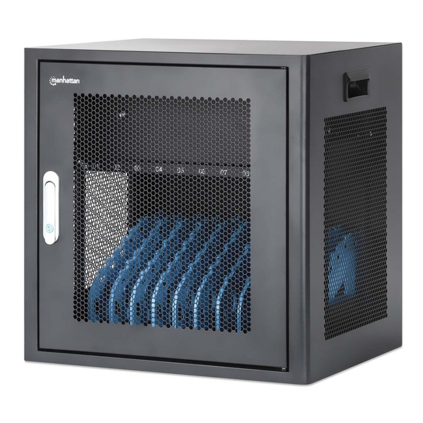 Manhattani sülearvutite laadimiskapp lauaarvutitele AC-adapteriga (EL) 10-lao, Paigaldage seadme AC-adapter (toitekaablid) seadm