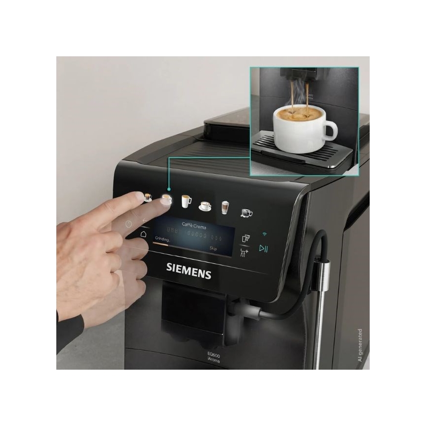 Siemens EQ600 iAroma TP603E08 15-baari espressomasin – 4