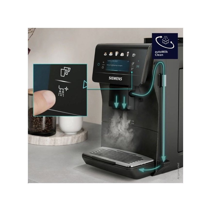 Siemens EQ600 iAroma TP603E08 15-baari espressomasin – 5