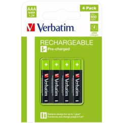 Аккумуляторы Verbatim AAA 950mAh в блистере 4 шт.
