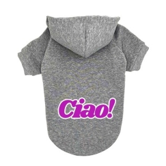 PCHEŁKA Ciao! Grey - dog clothing - size M