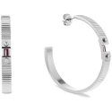 Tommy Hilfiger Apburošie tērauda gredzeni ar kristāliem „Stripes“ 2781049 Tommy Hilfiger Apburošie tērauda gredzeni ar kristāliem „Stripes“ 2781049