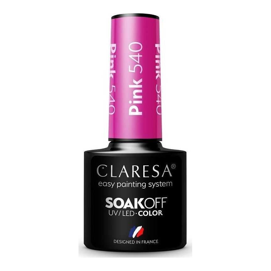 Claresa Claresa Soak Off UV/LED rozā hibrīdlaka 540 5g