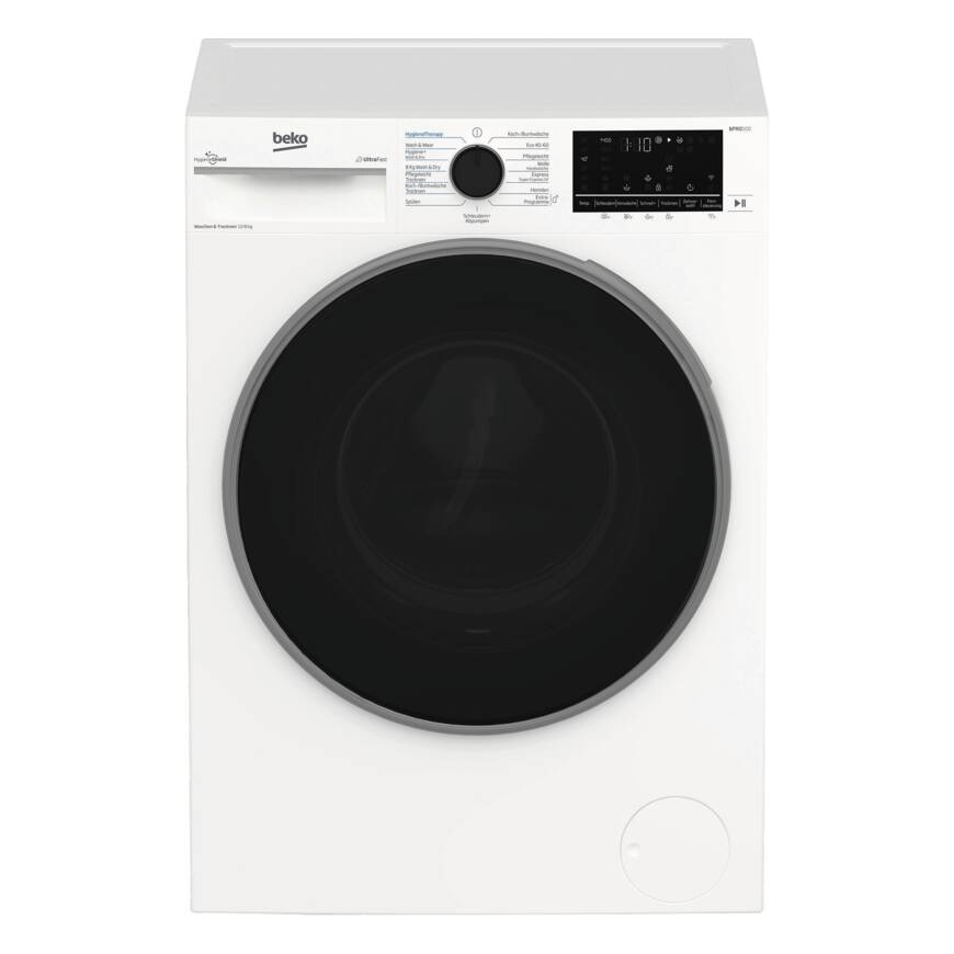 Beko B3DFT512447W washer dryer Freestanding Front-load White