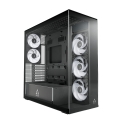 ARCTIC Xtender Black (Clear Glass) Juoda, Permatomas