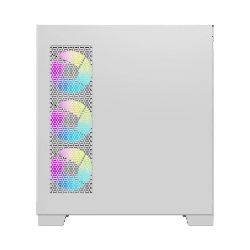 Arvutikorpus - DarkFlash K430 | ATX | 6 Ventilaatorit | USB-C | Valge – 4