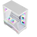 Arvutikorpus - DarkFlash K430 | ATX | 6 Ventilaatorit | USB-C | Valge Arvutikorpus - DarkFlash K430 | ATX | 6 Ventilaatorit | USB-C | Valge