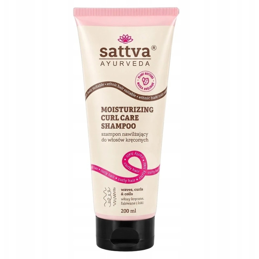 Sattva shampoo for curly hair, 200 ml