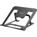 Fellowes Alumia 100138868 nešiojamojo kompiuterio stovas Juoda 38,1 cm (15")