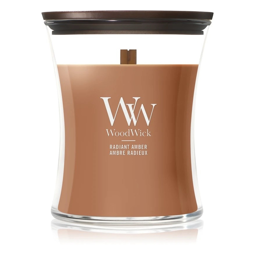 Scented Candle, Ellipse WOODWICK Radiant Amber 275 g, 1 piece
