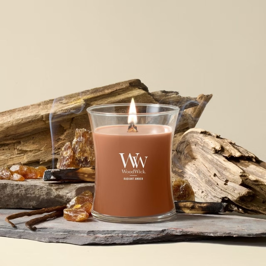 Ароматная свеча,Ellipse WOODWICK Радужный янтарь 275 г, 1 штука – 2