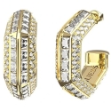 Guess Закрученные кольцевые серьги "Lioness Queen" JUBE06188JWYGT/U Guess Закрученные кольцевые серьги "Lioness Queen" JUBE06188JWYGT/U