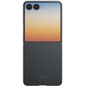 PITAKA Edge vāciņš Samsung Galaxy Z Flip8, melni pelēkā krāsā