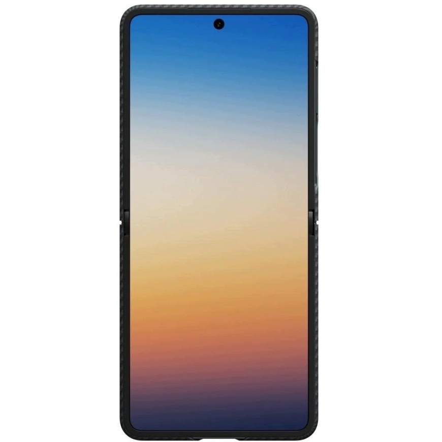 PITAKA Edge vāciņš Samsung Galaxy Z Flip8, melni pelēkā krāsā – 2