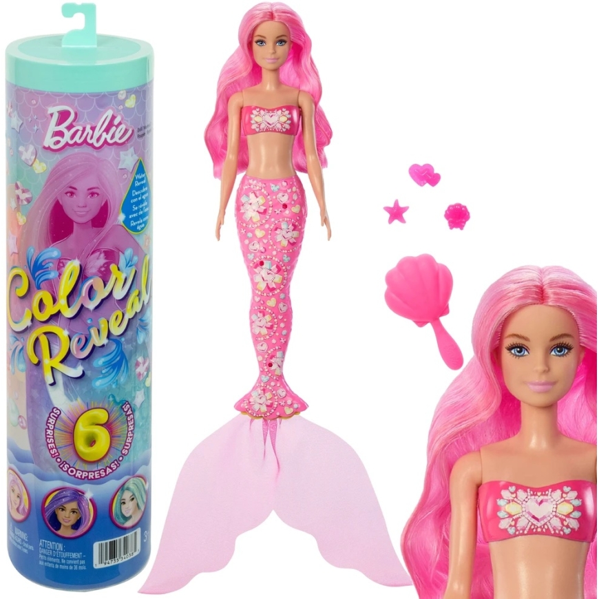 Кукла Barbie Color Reveal от Mattel с воздушными животными – 2