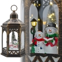 Ambiance Light Dekoracja świąteczna Affek Design Latarnia dekoracyjna LED 32CM - Bałwan