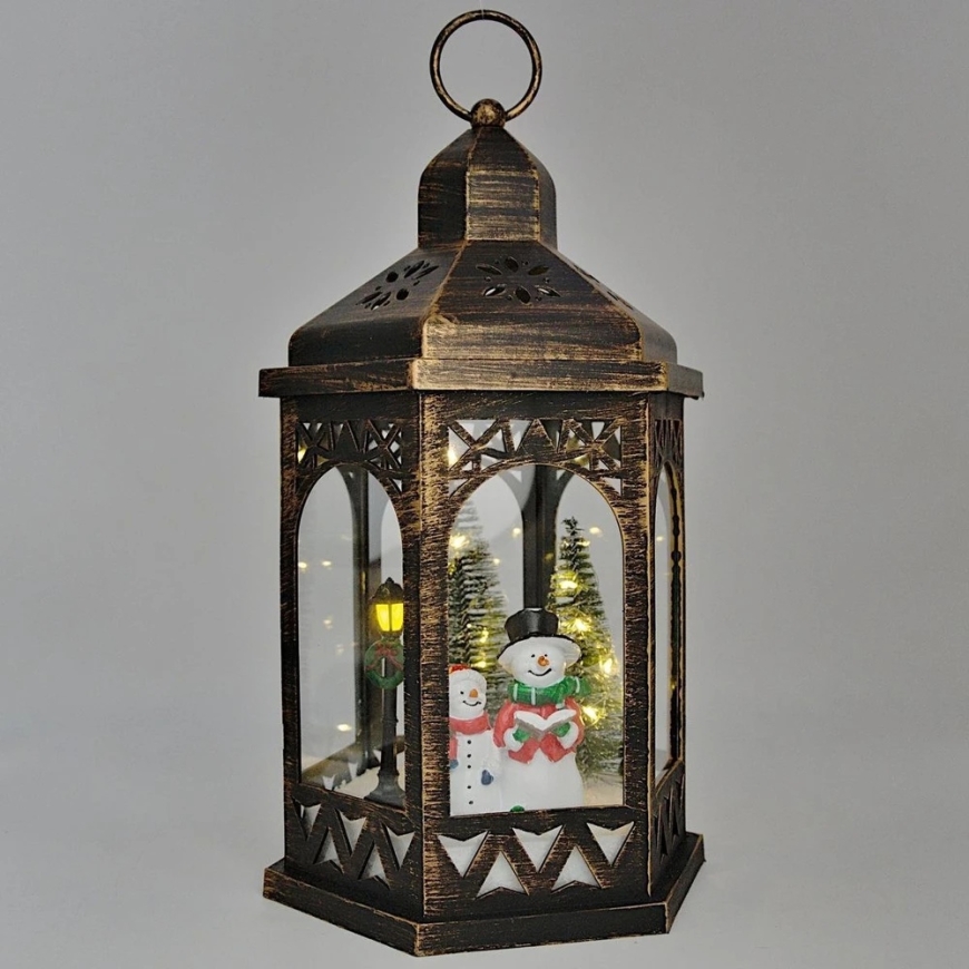 Ambiance Light Christmas Decoration Affek Design LED Lantern 32CM - Snowman – 4