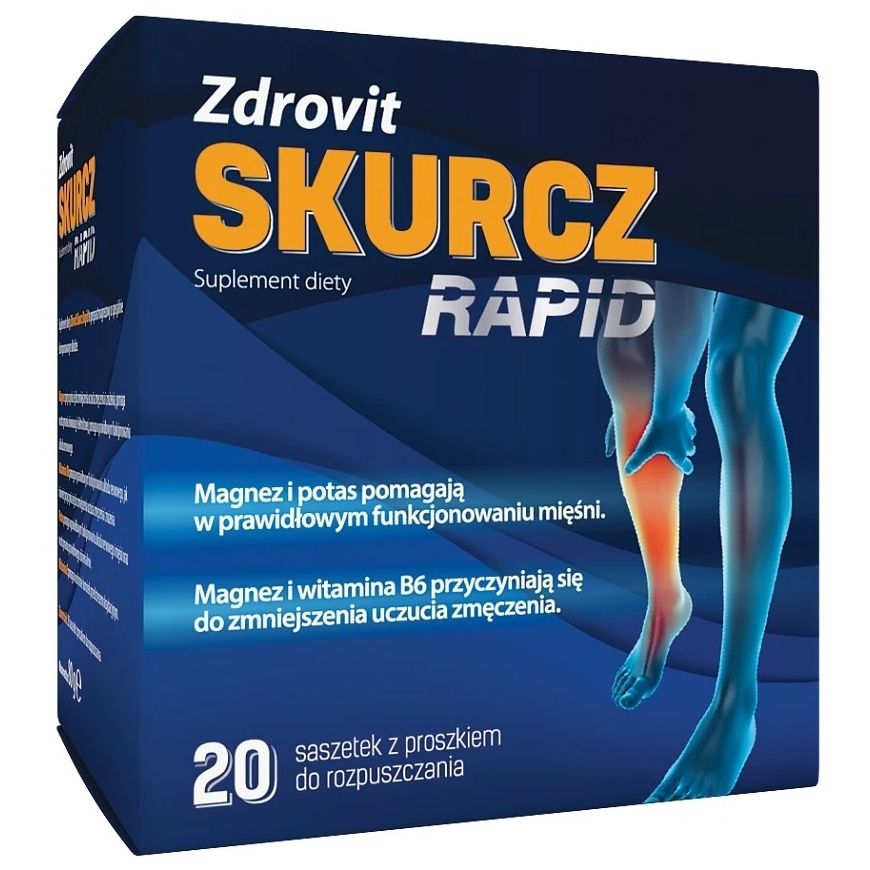 Zdrovit Skurcz Rapid ravintolisä 20 annospussia