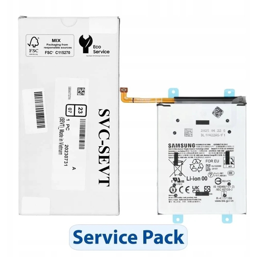 Samsung A36 5G A366B GH82-36843A EB-BA566ASE akun huoltopaketti – 3