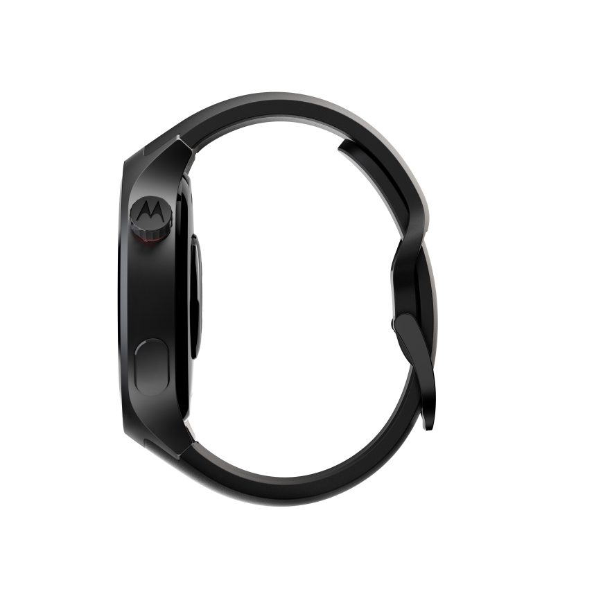 Motorola Moto Watch 3,63 cm (1.43") OLED 47 mm Digitaalinen Kosketusnäyttö Musta GPS (satelliitti) – 5