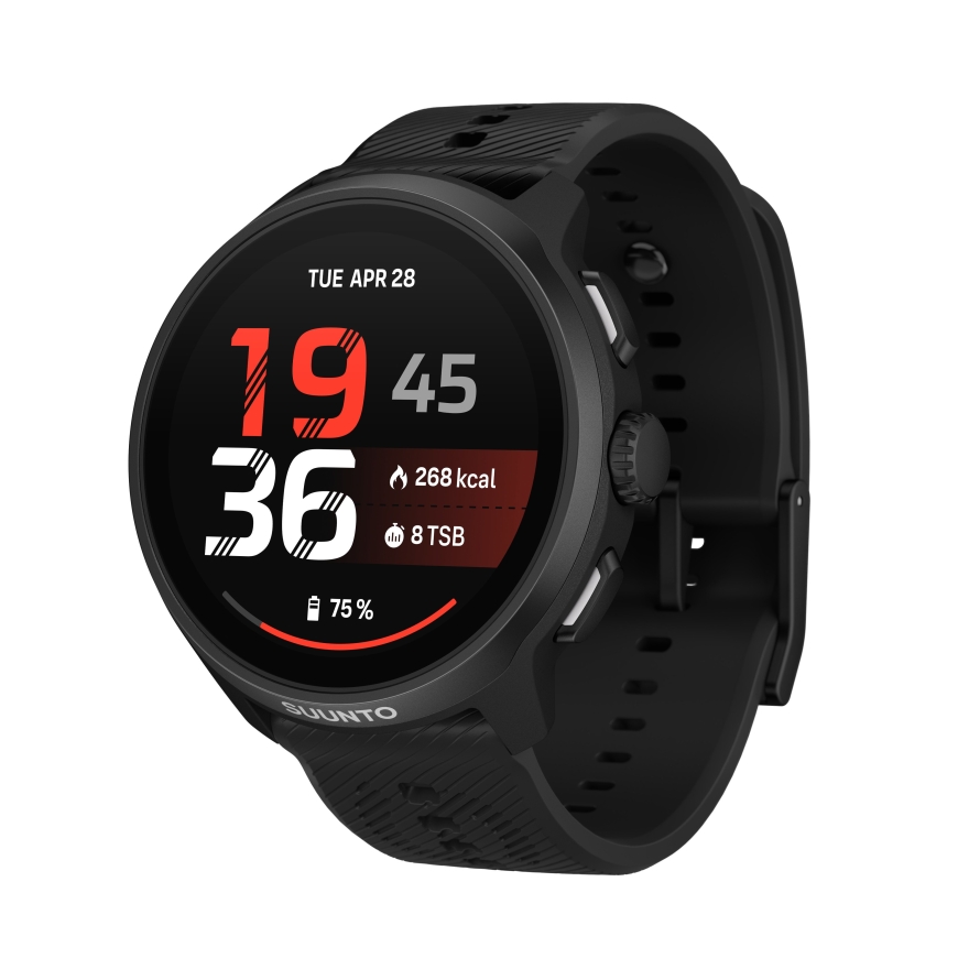 Suunto Run 2 Running Watch, 64 GB, All Black