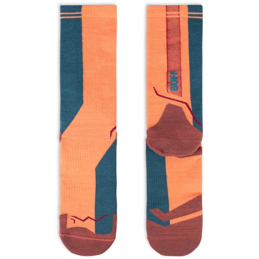 BUFF Merino Lightweight Crew Sock LWC4 Sukat, Oranssi L – 3
