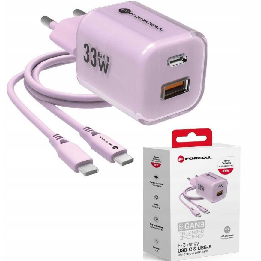 Forcell VT-41 GAN III laadija 33W Lilla