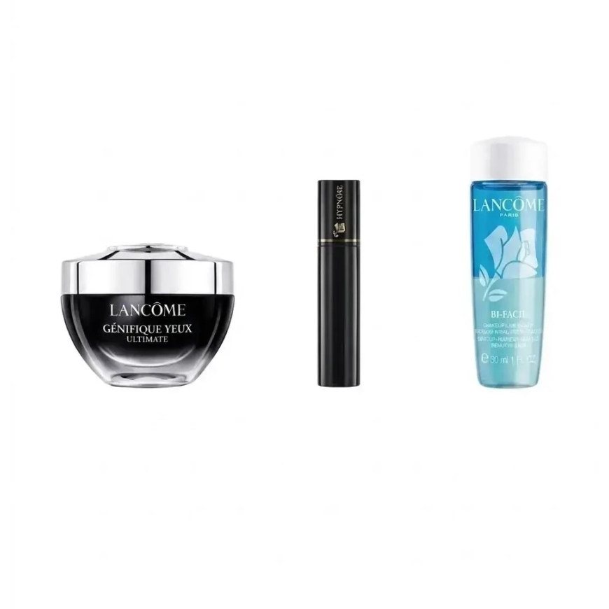 LANCOME GENIFIQUE SILMÄVOIDESETTI 20 ML + PUHDISTUSVÄLINE 30 ML + RIPSIVÄRI 2 ML – 2
