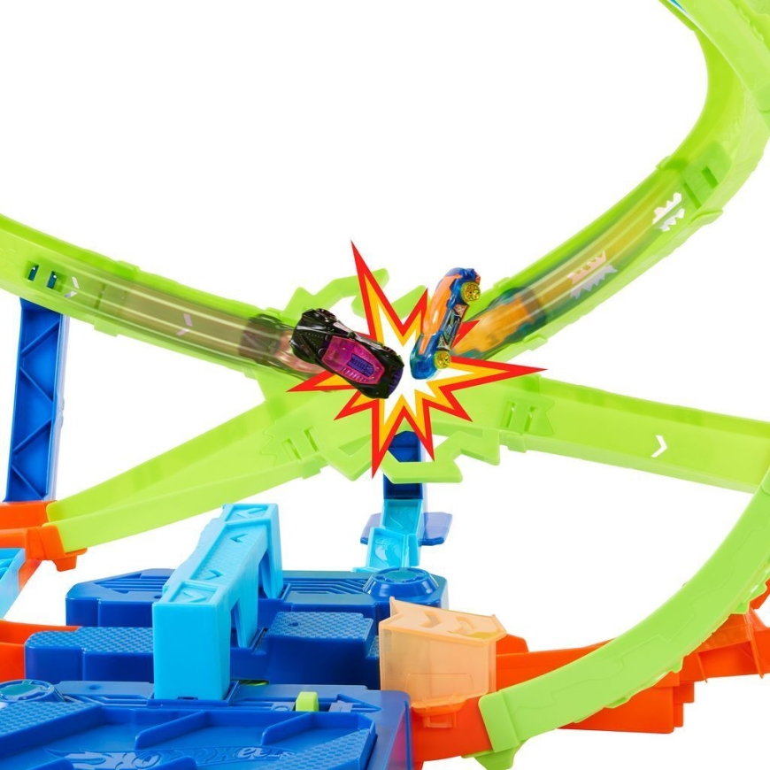 Hot Wheels Stunt Tracks Hypersphere Crash Out autoratsetas – 4