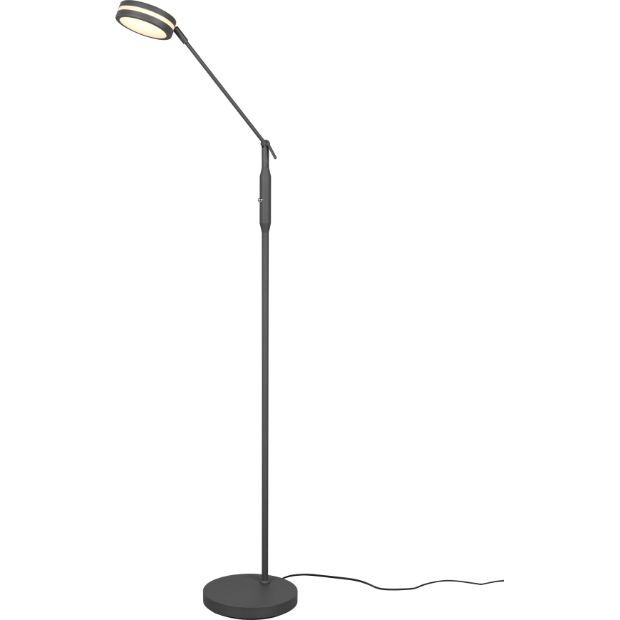 Trio Franklin LED floor lamp, 650 lm, 2700/3200/4000 K, LED 6.5 W, anthracite