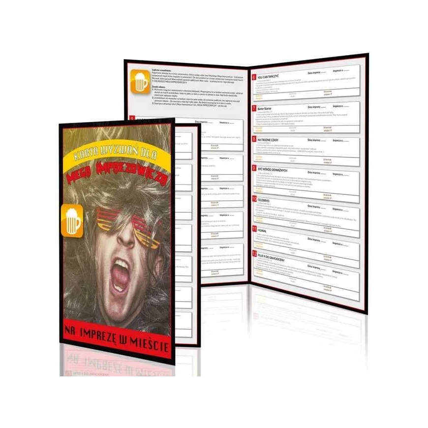 Let's Play Together Party Game, Giant Party Game Challenge Card