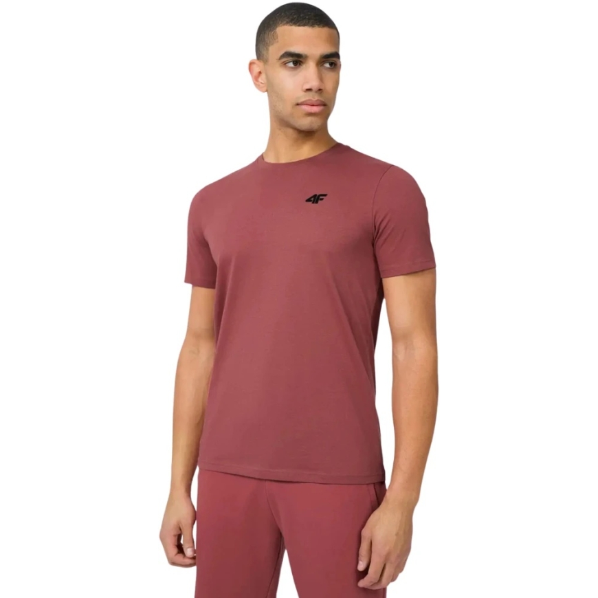Vyriški marškinėliai 4F M4480 žalia, ruda, bordinė 4FWSS26TTSHM4480 90S (4XL) – 4
