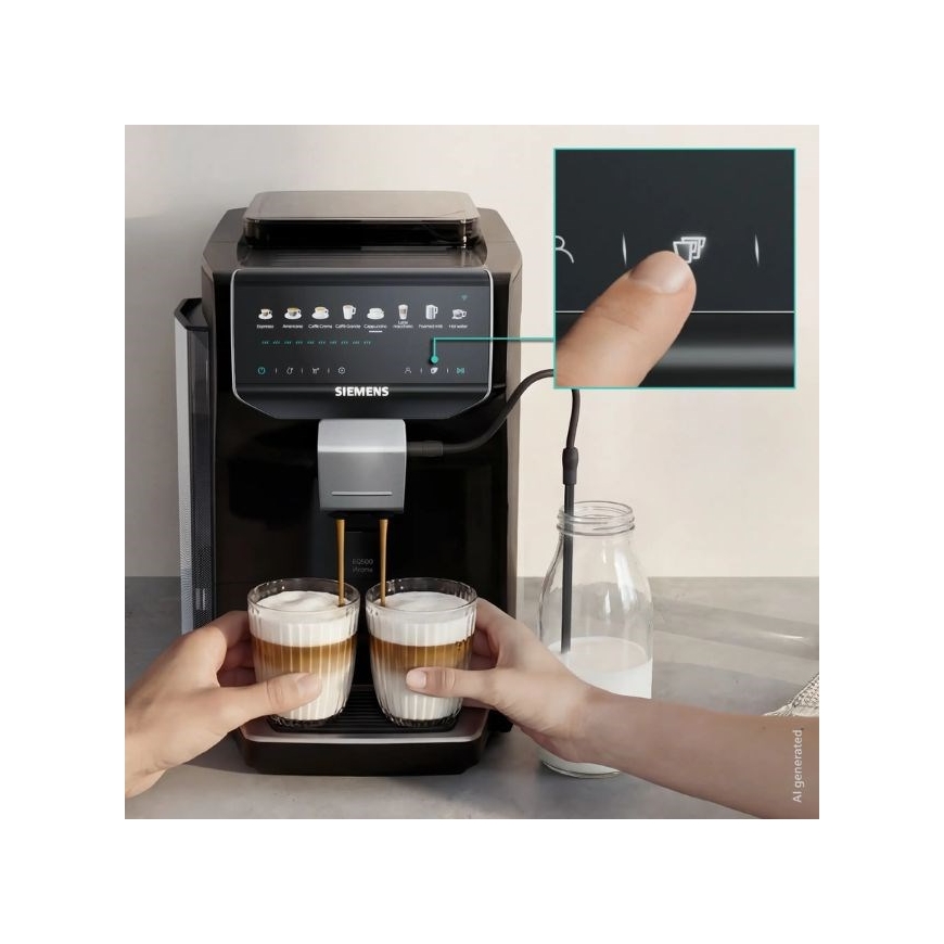 Espresso masin Siemens EQ500 iAroma TP553E07 15 baari | Klavermust – 2