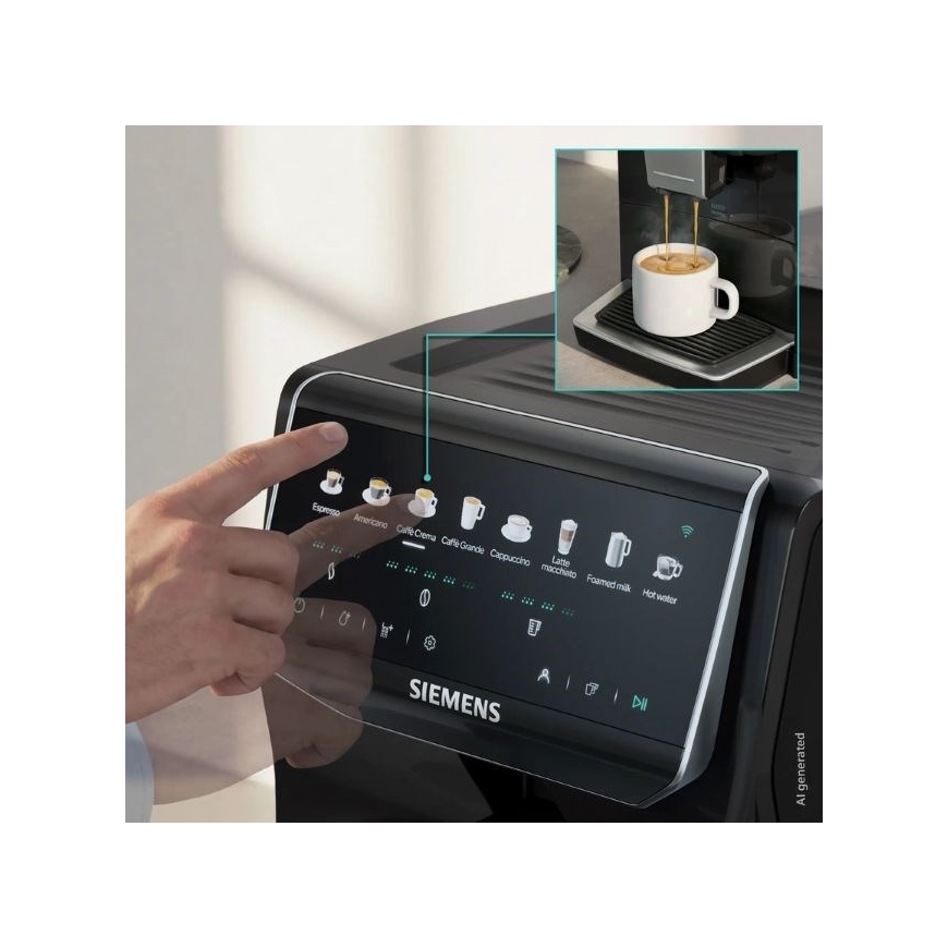 Espresso masin Siemens EQ500 iAroma TP553E07 15 baari | Klavermust – 5