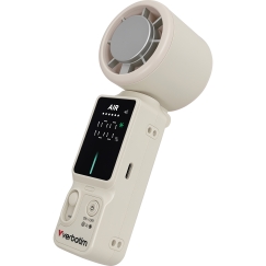 Verbatim 32348 käeshoitav tuuluti ja ventilaator Valge, Hõbe Käeshoitav ventilaator