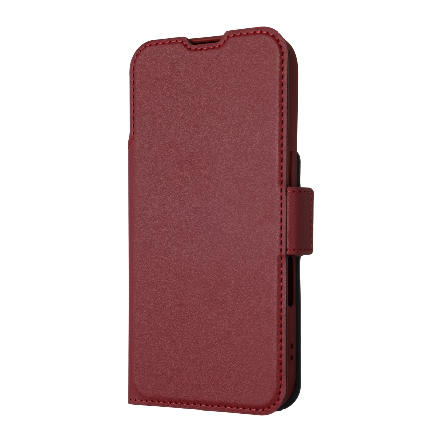 FoneKit MagSafe BookCase aizsargapvalks, iPhone 18 Pro / 17 Pro, vīna sarkans