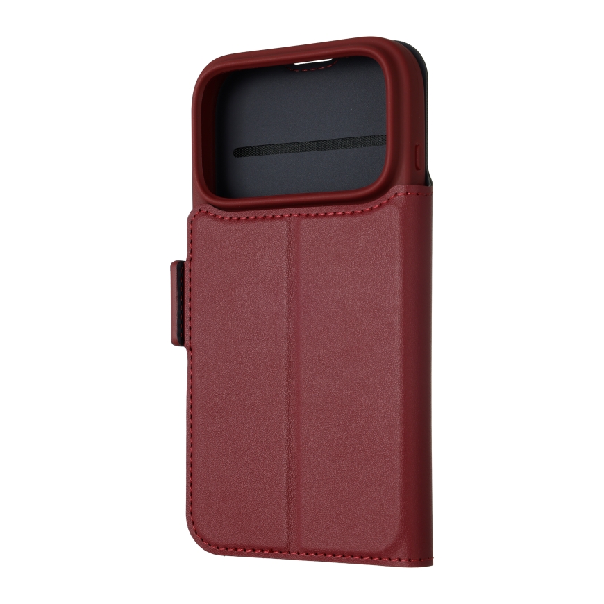 FoneKit MagSafe BookCase protective cover, iPhone 18 Pro / 17 Pro, burgundy – 2