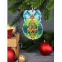 Beldizart Cross Stitch Kit "Christmas Tree Ball. Forest Magic" 12x9 cm SR-1312 Beldizart Cross Stitch Kit "Christmas Tree Ball. Forest Magic" 12x9 cm SR-1312