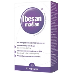 Ibesan Butirato capsules for gut health support 60 capsules