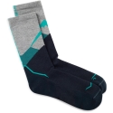 BUFF Merino vieglais Crew Sock LWC1 zeķes, tirkīza, L BUFF Merino vieglais Crew Sock LWC1 zeķes, tirkīza, L