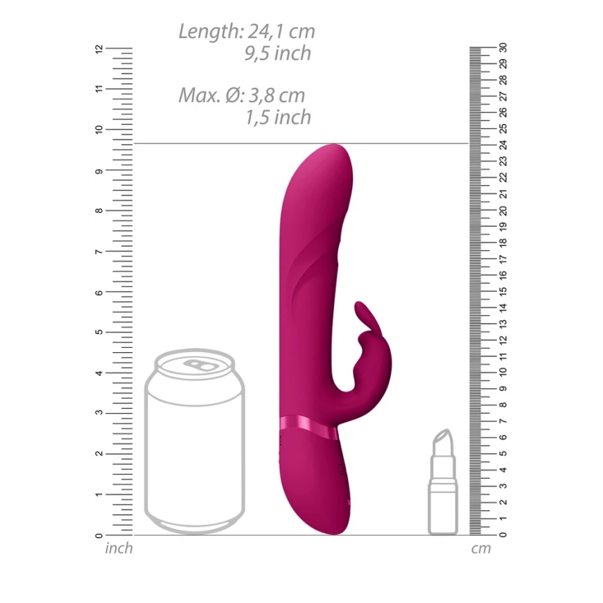 Vive By Shots Nari – vibreerivad ja pöörlevad helmed, G-punkti jänes – 5