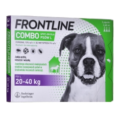 Frontline Combo pilieni L - Parazītu pilieni suņiem - 3 x 2,68 ml