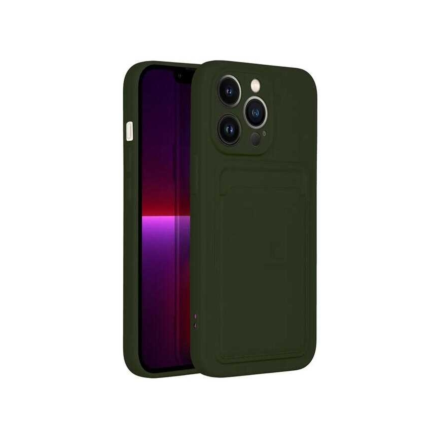 Riff "Card Silicone Case iPhone 14" Green – 5